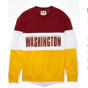Commanders Color-block Crewneck Sweatshirt